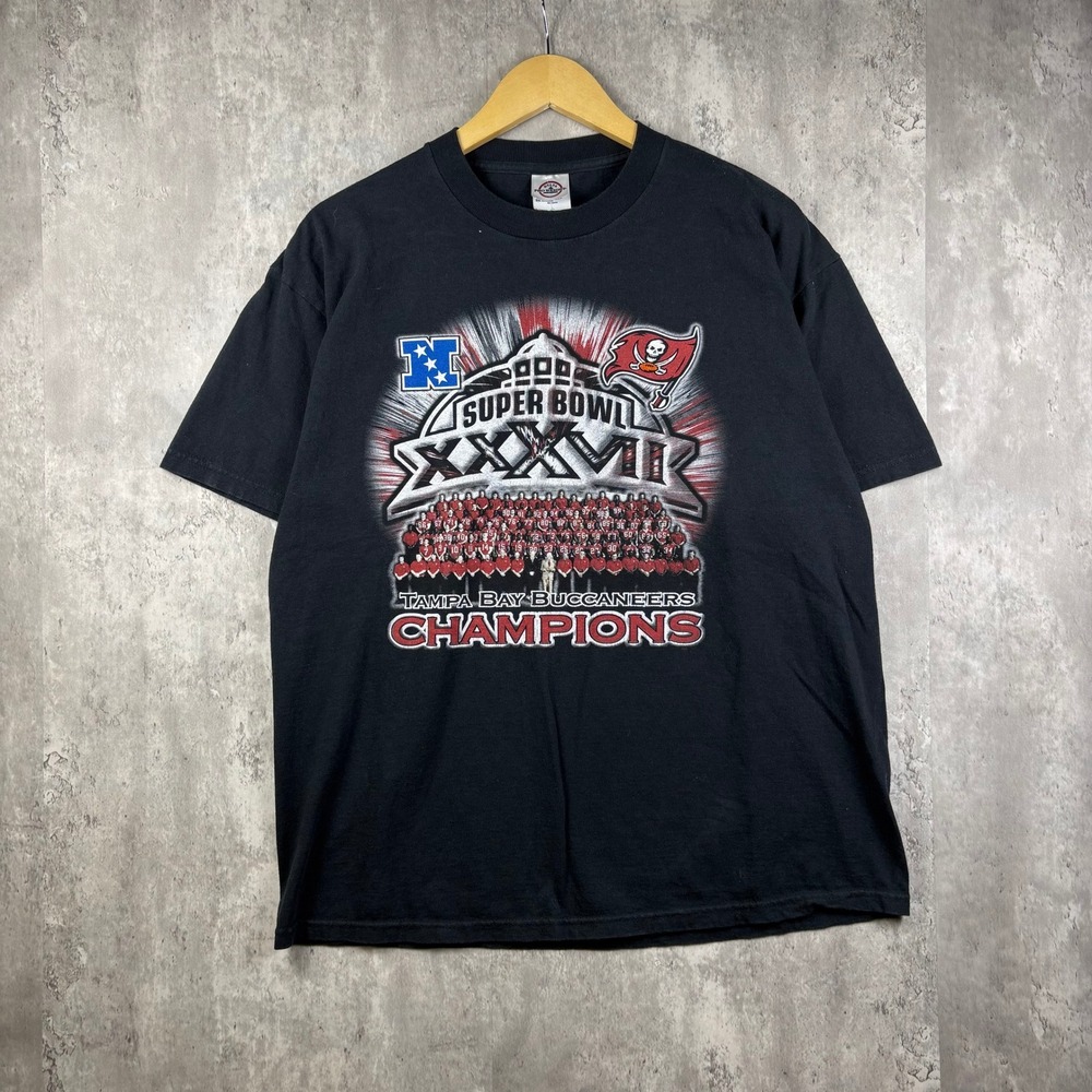 Vintage Tampa Bay Buccaneers Super Bowl XXXVII Champions Shirt Delta Mens Large